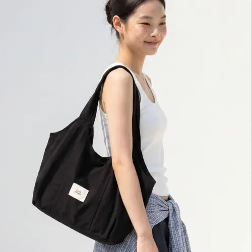 [FLUIT STUDIO] Nylon Knot Two-Way Zipper Shoulder Bag / 나일론 매듭 투웨이지퍼 숄더백