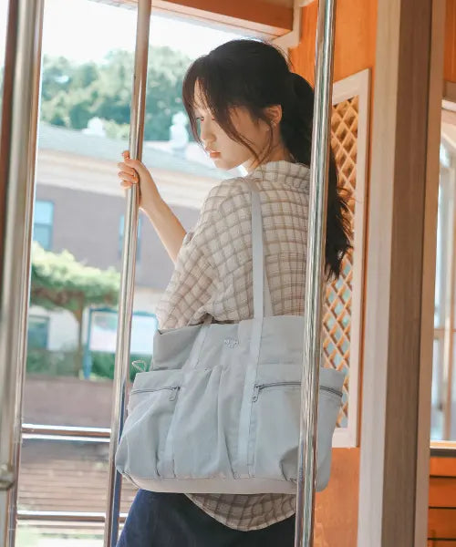 [MAH] Shiro Puff Tote Bag - Light Gray / 시로 퍼프 토트백 - 라이트그레이