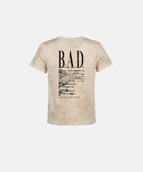 [BADBLOOD] B.A.D. Trinity Girls Short Sleeve T-Shirt - Cream