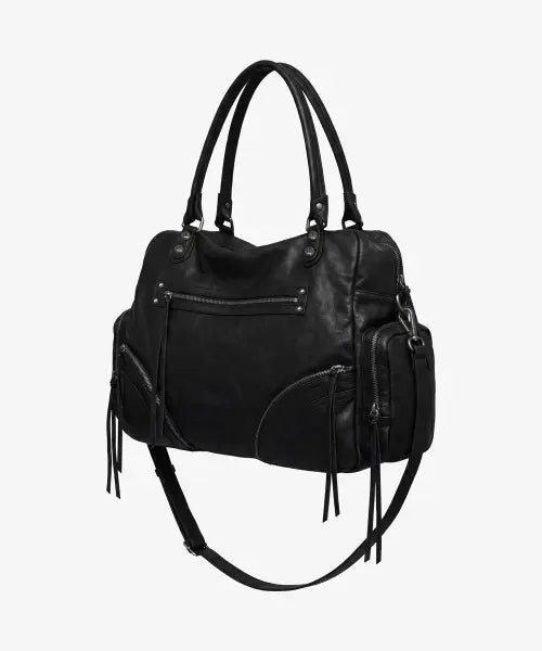 [BLACK PURPLE] Weekender Pocket Bag_Black / 위켄더 포켓 백_블랙 Weekender Pocket Bag_Black