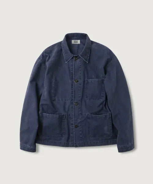 [MOOD INSIDE WOMAN] VTG Cotton Chore Jacket - Navy / (woman) VTG 코튼 초어 자켓_Navy