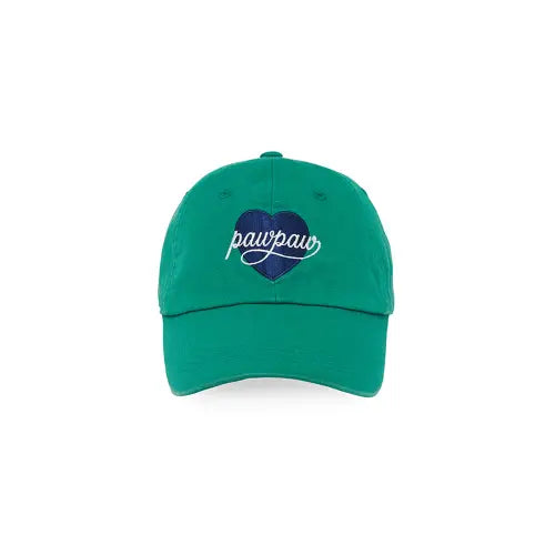 [PIV’VEE] Heart Embroidered Ball Cap (pine green)