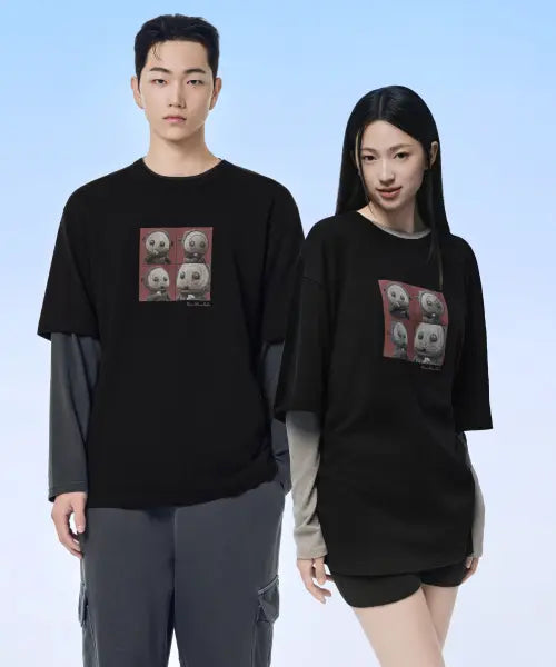 [MUSINSA STANDARD] DONGGUNG Collab x Kkeomeoksal T-Shirt 2 [Black] / [동궁 컬래버] 꺼먹살이 티셔츠 2 [블랙]