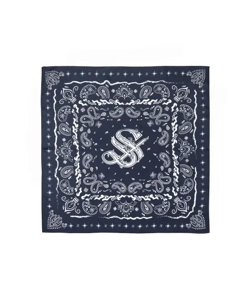 [1993STUDIO] Studio Textile Bandana Scarf_Navy / 스튜디오 텍스타일 반다나 스카프_네이비