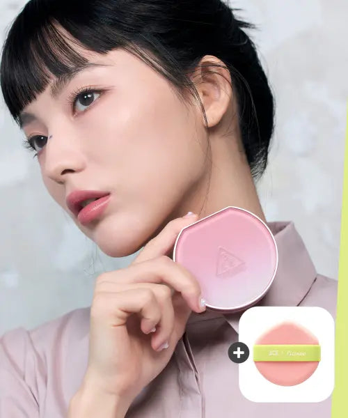 [3CE] Fitting Mesh Cover Cushion / 핏팅 메쉬 커버 쿠션 (증정 피카소 퍼프)
