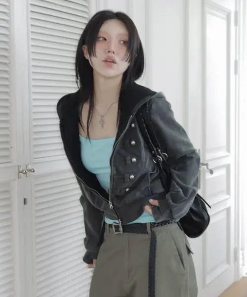 [MIXXO] Napoleon Hood Zip-Up / 나폴레옹 후드집업_MIWJMG989C