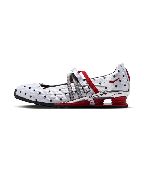 [NIKE] W NIKE SHOX Z CALISTRA - WHITE/UNIV RED-BLACK-MTLC SILVER-WHITE-WHITE / 샥스 Z 칼리스트라 SP W - 화이트:블랙:메탈릭 실버:유니버시티 레드 / IW2346-160
