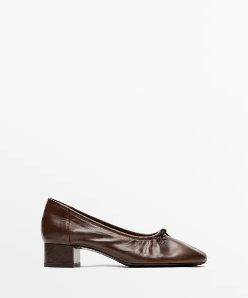 [MASSIMO DUTTI] Heeled Ballerina Shoes / 힐 발레리나 슈즈