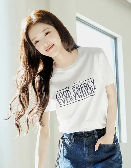 [GIORDANO] Regular Fit Graphic T-shirt (GD ENRGY PHSE2) / 레귤러핏 그래픽 반팔티 (GD ENRGY PHSE2) 396503 [10color]