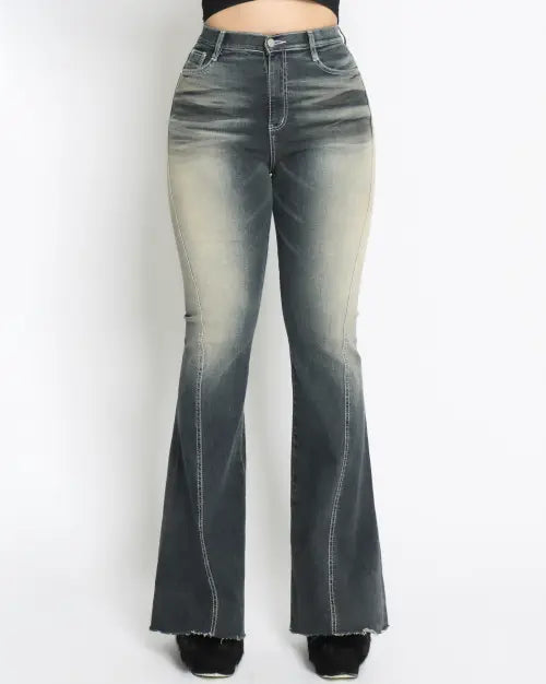 [COOLSIS] CS LINE BOOTCUT JEANS-046