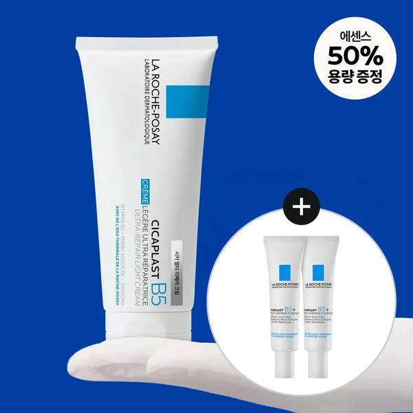 [LAROCHEPOSAY] La Roche-Posay Cicaplast Baume B5 Multi-Repair Cream 100ml Set (+ Cicaplast Lavant B5 Gentle Foaming Cleanser 7.5ml*2) / 라로슈포제 시카플라스트 멀티 리페어 크림 100ml 기획 (+시카에센스 7.5ml*2)