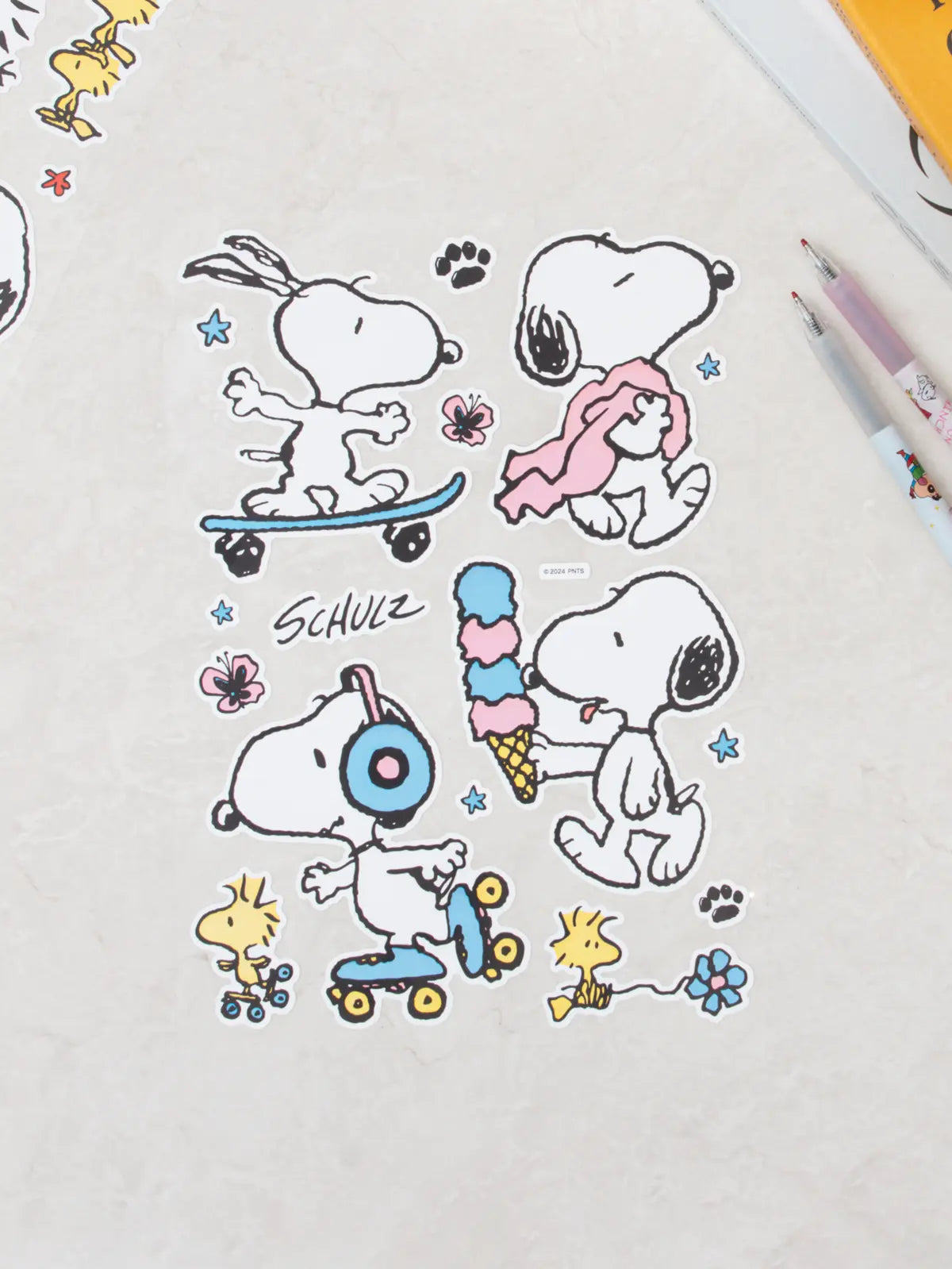 [DAISO] Peanuts Big Deco Sticker / 피너츠 빅 데코 스티커