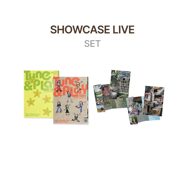 [TUIDE] [SHOWCASE LIVE] The 1st EP [TUNE & PLAY] (Set) + The 1st EP [TUNE & PLAY] (Weverse Albums ver.) (Set) Set