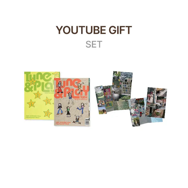 [TUIDE] [YOUTUBE GIFT] The 1st EP [TUNE & PLAY] (Set) + The 1st EP [TUNE & PLAY] (Weverse Albums ver.) (Set) Set