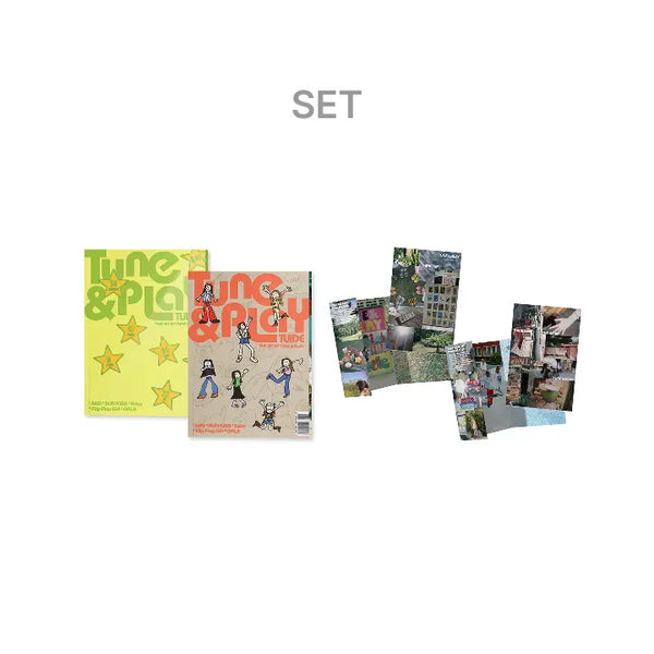 [TUIDE] The 1st EP [TUNE & PLAY] (Set) + The 1st EP [TUNE & PLAY] Weverse Albums ver. (Set) Set