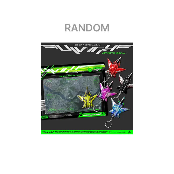 [NCT 127] The 7th Album [BLINGY] (JET Keychain Ver.) (SMART ALBUM) (Random)