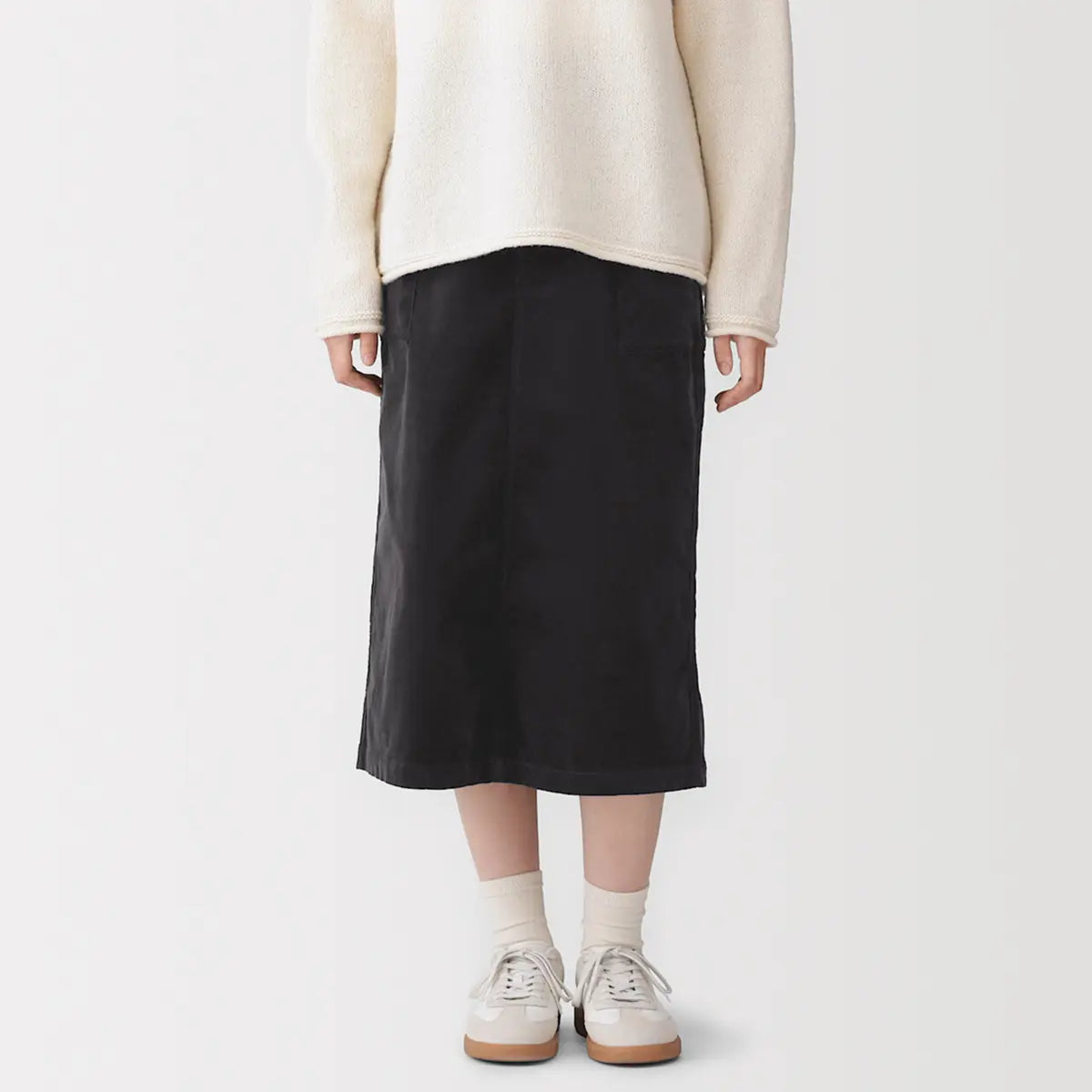 [MUJI] Stretch Corduroy Skirt / 스트레치 코듀로이 스커트