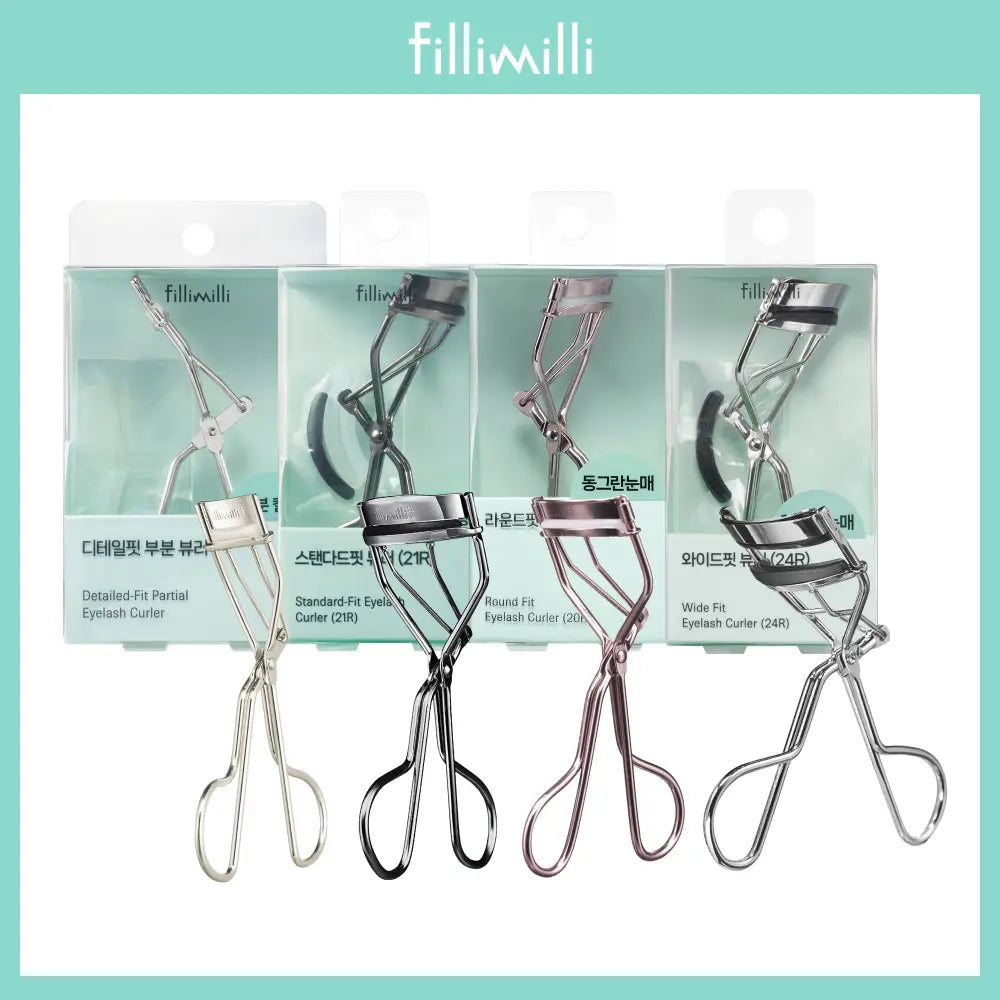 [Fillimilli] Philmillie Standard Eyelash Curler Set (4 Types) / 필리밀리 일반 뷰러 모음 4종