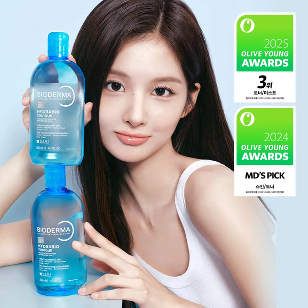[BIODERMA] Bioderma Hydrabio Toner 500ml (2-Pack Set) / 바이오더마 하이드라비오 토너 500ml 2입 기획 (2609)