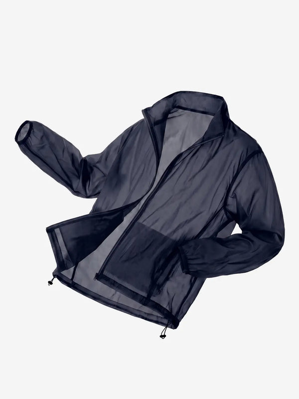 [DAISO] Nylon Lightweight Zip-Up Windbreaker XL Navy / 나일론 경량 집업 바람막이 XL 네이비