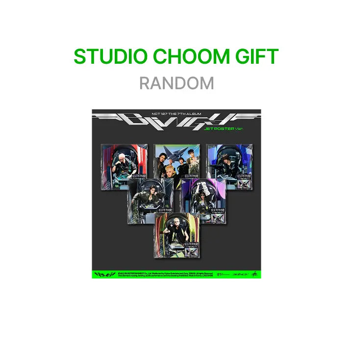 [NCT 127] [STUDIO CHOOM GIFT] The 7th Album [BLINGY] (JET Poster Ver.) (Random)