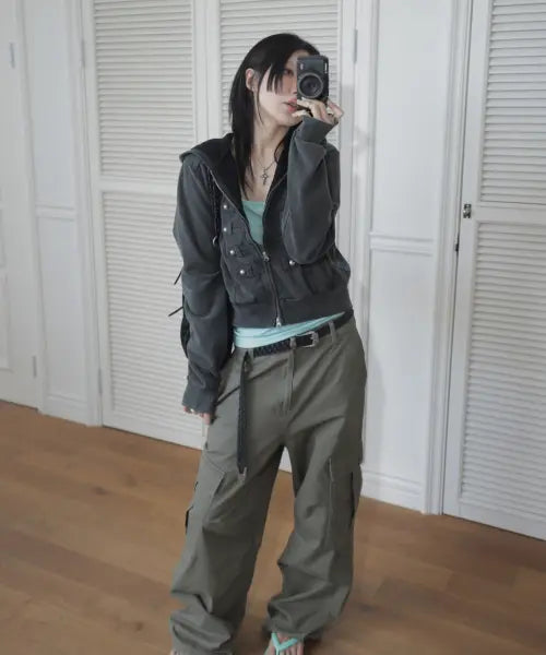 [MIXXO] Cargo Wide Fit Pants_MIWTCG911B / 카고 와이드핏 팬츠_MIWTCG911B