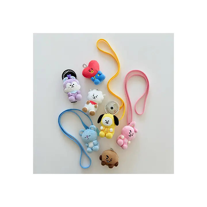 [BTS] Two-way Plush Holder Keyring