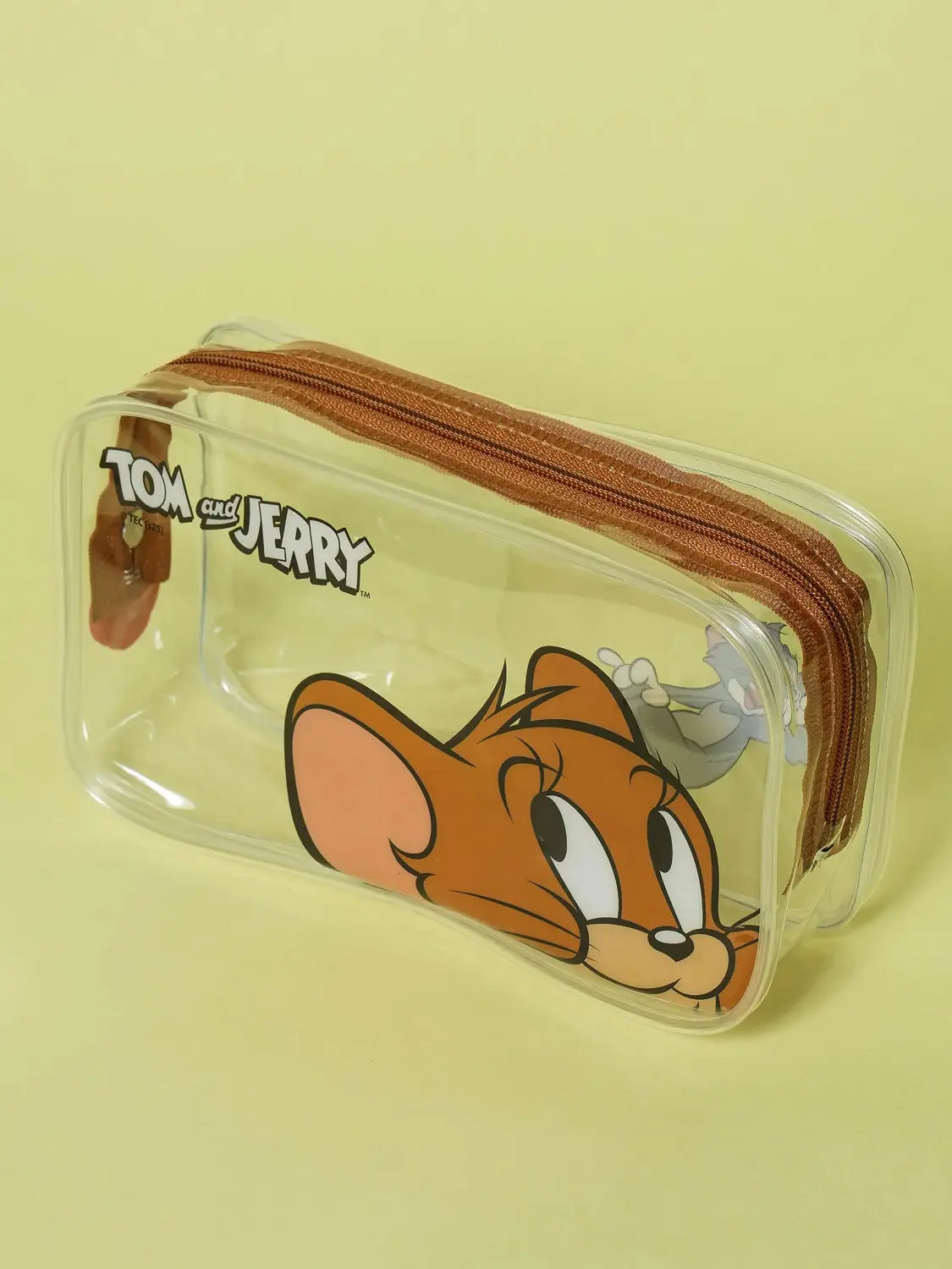 [DAISO] Tom and Jerry Medium Transparent Pouch / 톰과제리 투명 파우치 중형