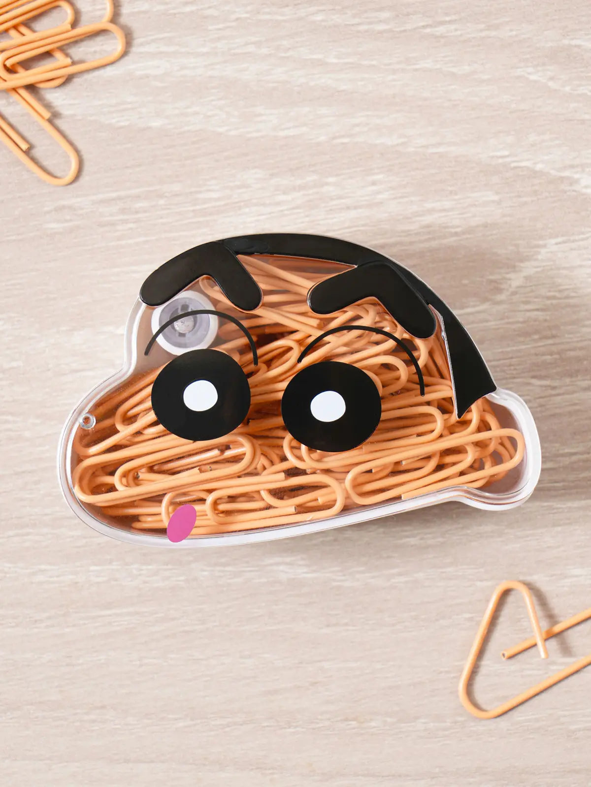 [DAISO] Crayon Shin-chan Clip Storage Set (90 pcs) / 짱구 클립 보관함 세트 90개입