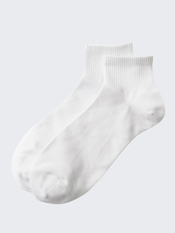 [DAISO] Kikiya Socks Men's Reinforced Toe Short Socks White / 키키야삭스 남성 앞코 보강 단목 양말 화이트