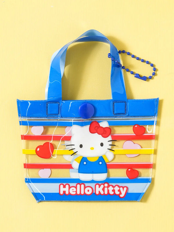 [DAISO] Hello Kitty Bag Charm - Blue / 헬로키티 가방 키링 블루