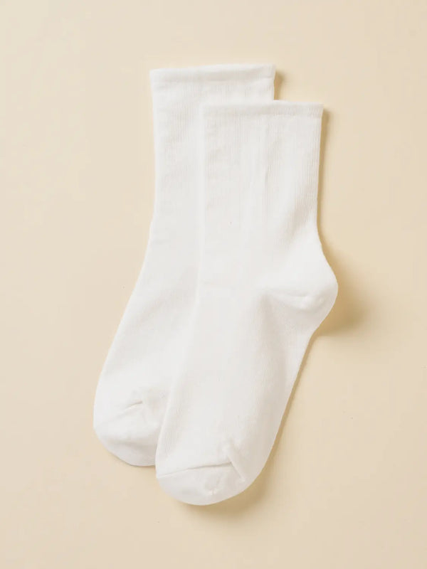 [DAISO] Women's Non-Binding Socks - Ivory / 여성 밴드 조임 없는 무압박 양말 아이보리