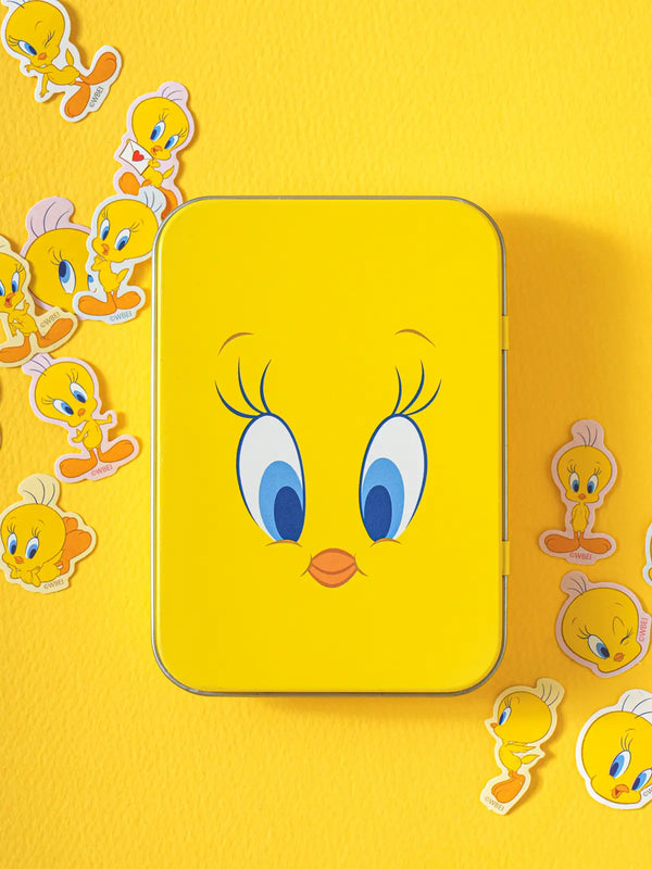 [DAISO] Looney Tunes Sticker & Tin Case Set / 루니툰즈 스티커＆틴케이스 세트