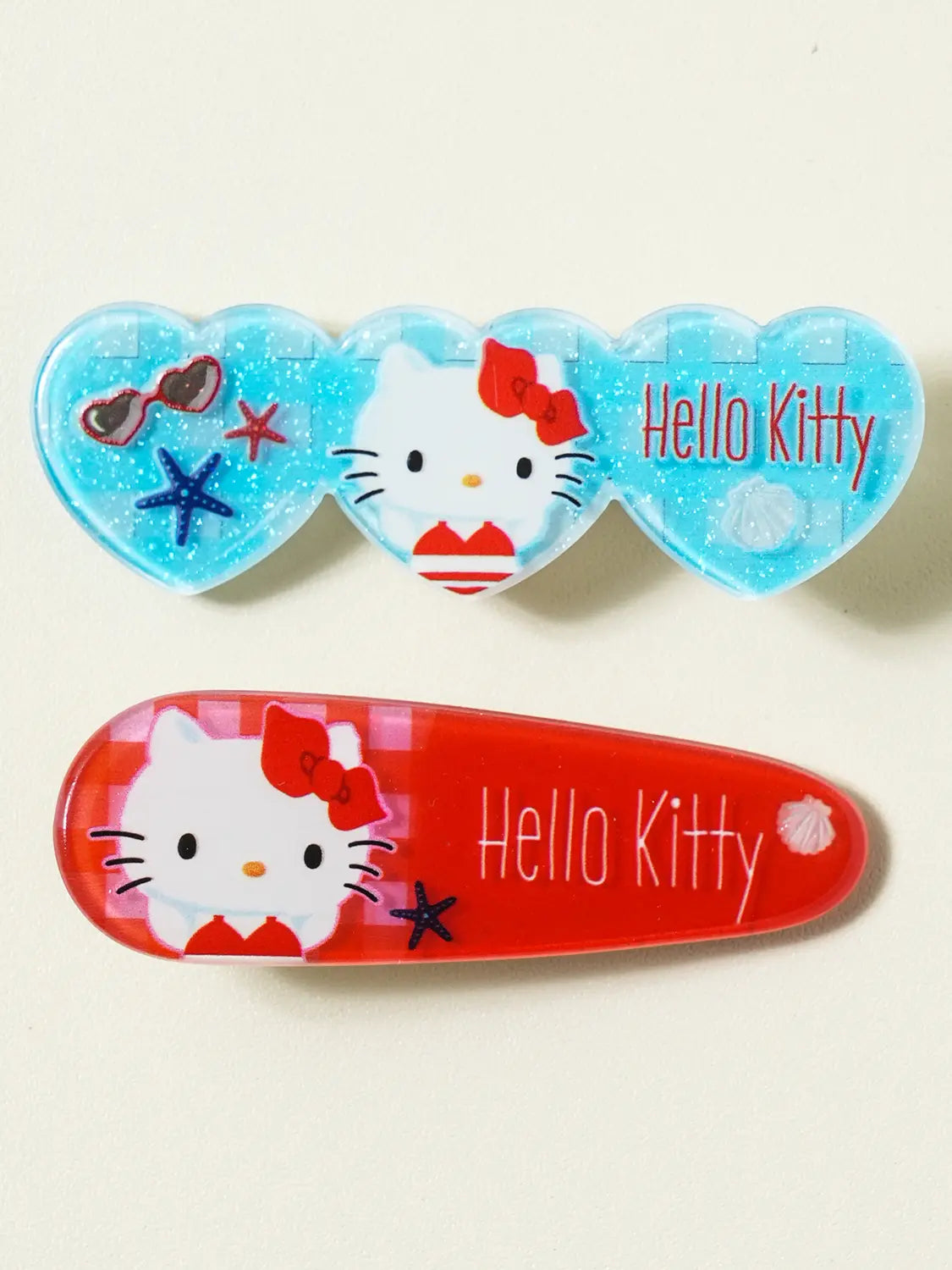[DAISO] Hello Kitty Summer Hair Clip / 헬로키티 썸머 헤어 클립