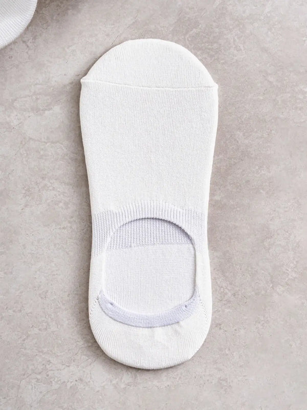 [DAISO] GGRN Men's Good Fit Fake Socks White / GGRN 남성 굿피트 페이크 삭스 화이트