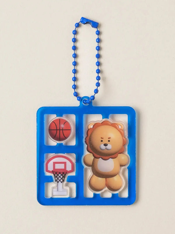 [DAISO] Basketball Acrylic Keychain / 농구 아크릴 키링