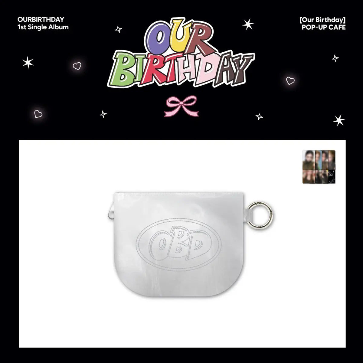 [OURBIRTHDAY] MINI POUCH KEYRING - Our Birthday