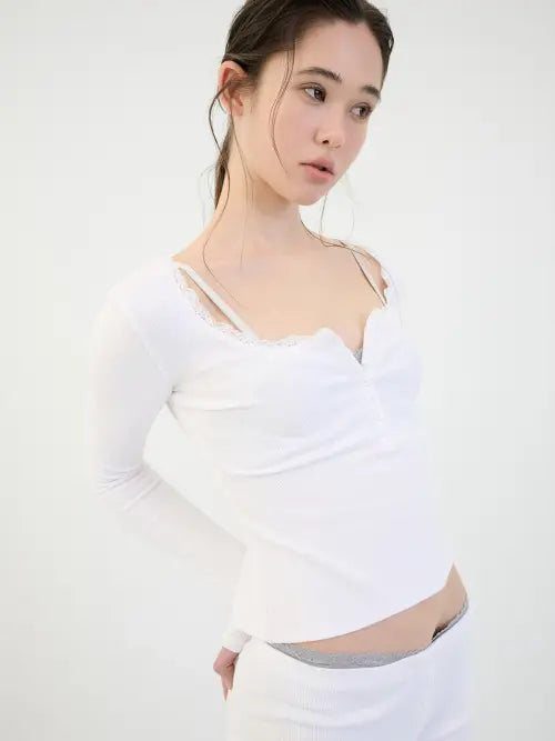 [GEMGEM PARADIS] Irene Henry Long Sleeve / 아이린 헨리 롱슬리브 WT