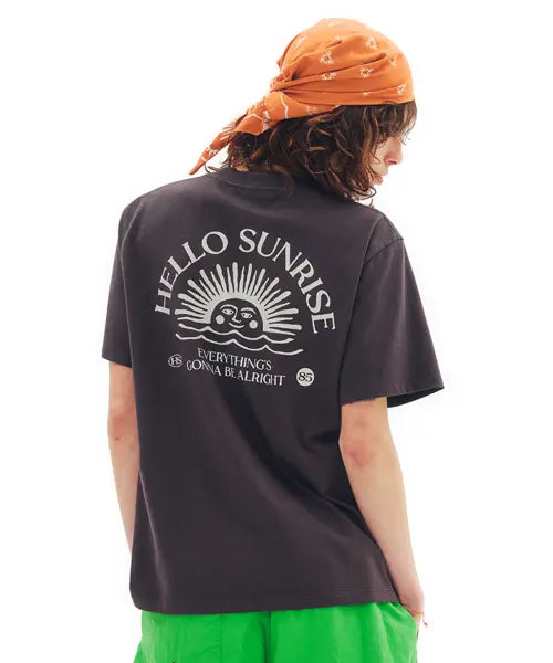 [HELLO SUNRISE] HS OG Logo Tee_Charcoal