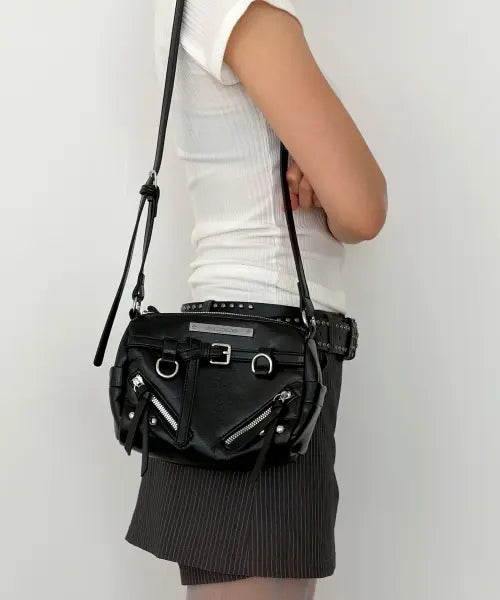 [CHICKS] Archive Boston Mini Bag Black / 아카이브 보스턴 미니백 블랙