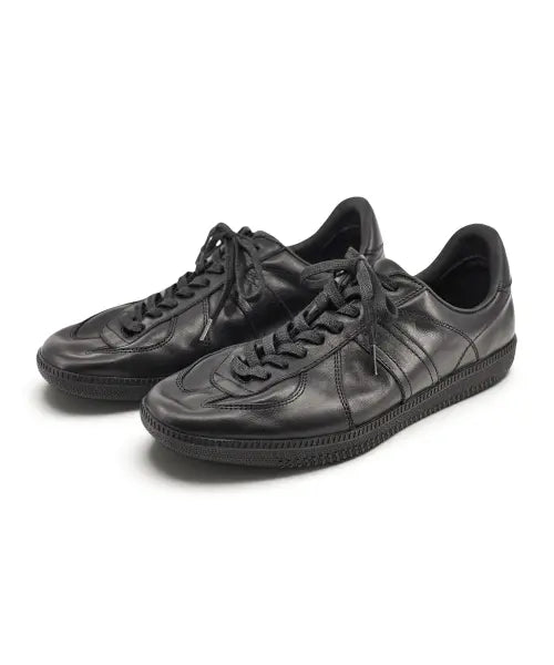 [YASE] Grima 8-Hole German Military Vegetable Tanned Cowhide Sneakers Black / 그리마 8홀 독일군 베지터블 카우하이드 스니커즈 블랙