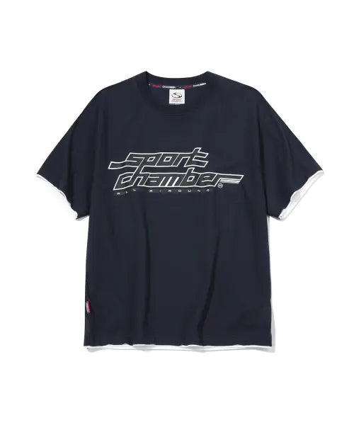 [SPORT CHAMBER] SC Pulse Logo T-shirt (Navy) / SC 펄스 로고 티셔츠(네이비)