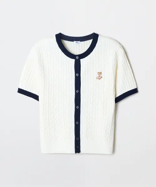 [SPAO] Lily Bear Cable Knit Cardigan / (릴리베어) 케이블 카디건_SPCKG25G50