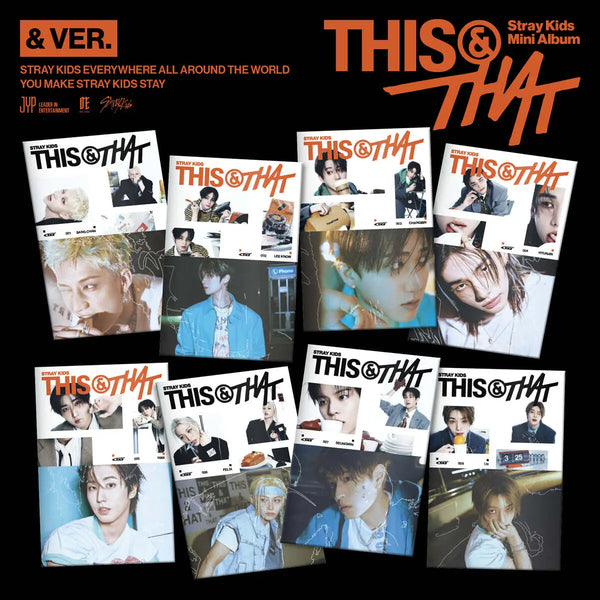 [Stray Kids] Stray Kids THIS & THAT (& VER.) 8-Type SET / 스트레이 키즈 (Stray Kids) - THIS & THAT [& VER.][8종 SET]