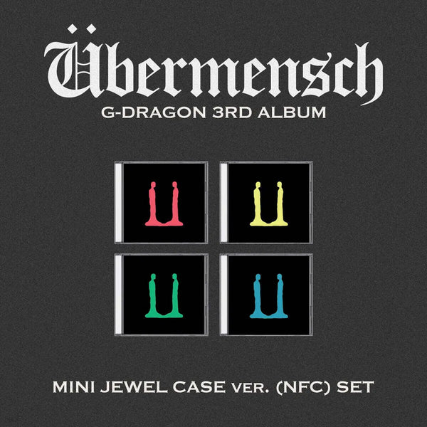[G-DRAGON] G-DRAGON - 3rd Album [Übermensch] (Mini Jewel Ver.) / 지드래곤 (G-DRAGON) -  3RD ALBUM [Übermensch][MINI JEWEL ver.](NFC)(4종 중 랜덤 발송)