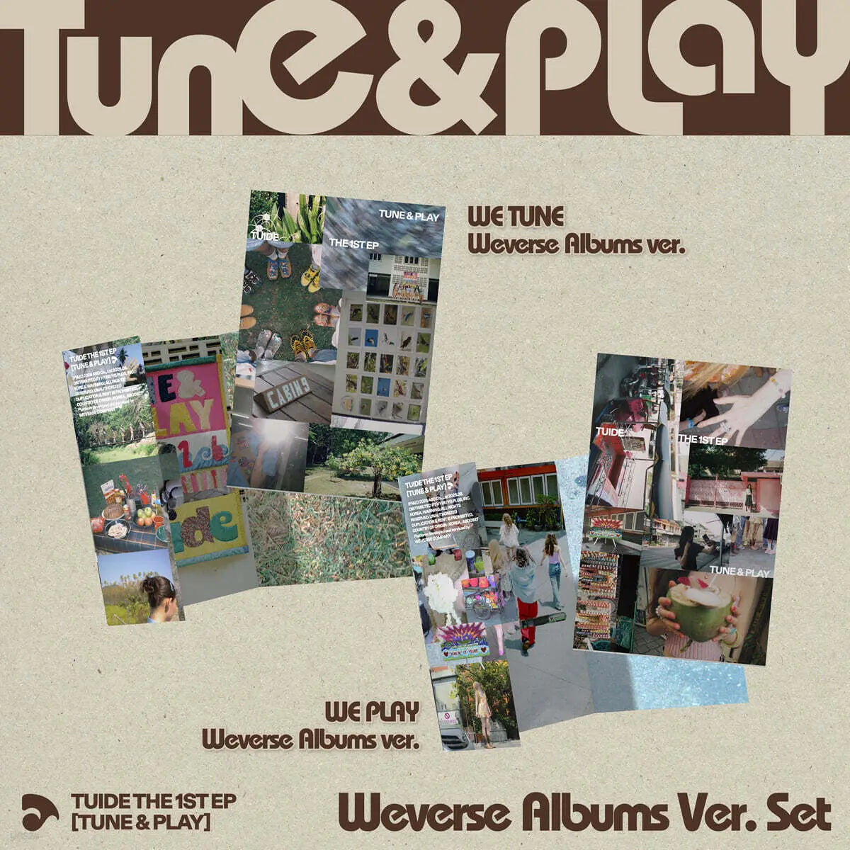 [Tweed] TUIDE (튜이드) - The 1st EP [TUNE & PLAY] (Weverse Albums ver.) - 2-Version Set / TUIDE (튜이드) - The 1st EP [TUNE & PLAY][Weverse Albums ver.][2종 SET]