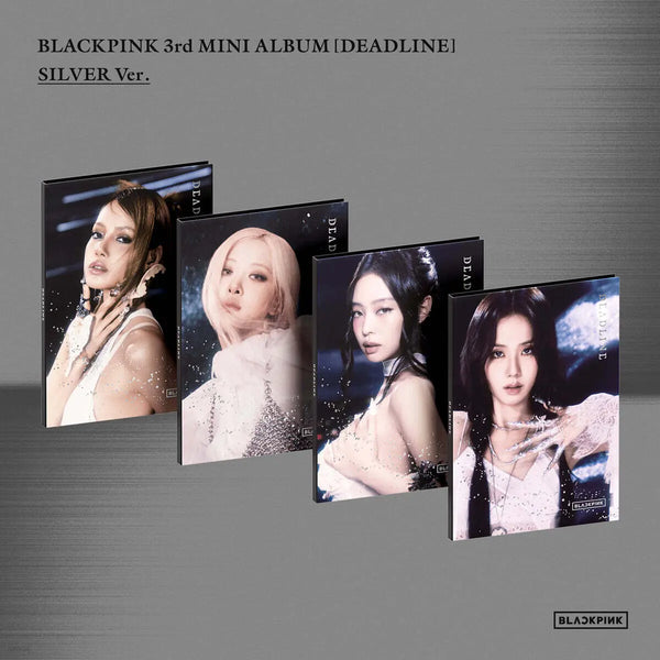 [BLACKPINK] BLACKPINK - 3rd Mini Album [DEADLINE] Silver Ver. - 4 Set / 블랙핑크 (BLACKPINK) - 3rd MINI ALBUM [DEADLINE] SILVER Ver._4종 SET