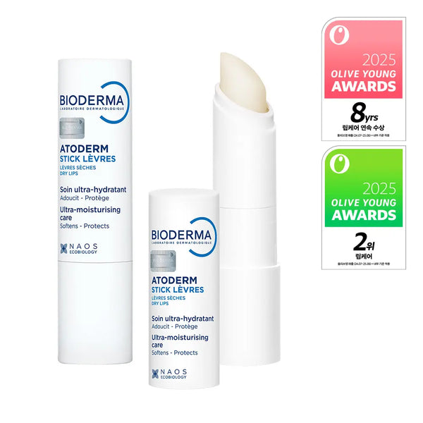 [BIODERMA] Bioderma Atoderm Lipstick 4g Double Set / 바이오더마 아토덤 립스틱 4g 더블 기획