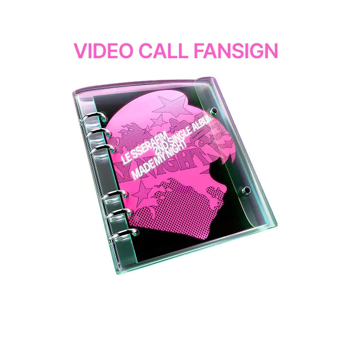 [LE SSERAFIM] [VIDEO CALL FANSIGN] 2nd Single Album 'Made My Night' CHEMICAL NIGHT