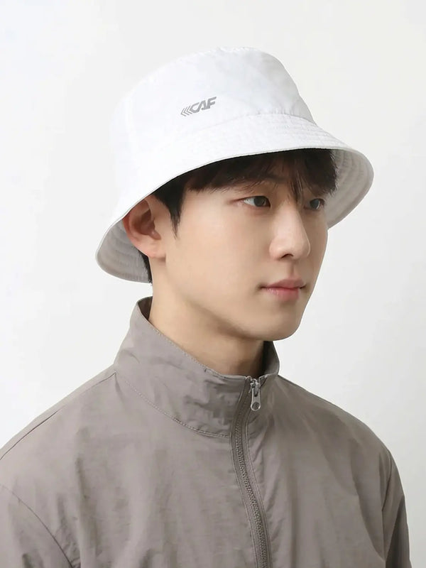[DAISO] Lecaf Lightweight Bucket Hat White / 르까프 경량 벙거지 화이트